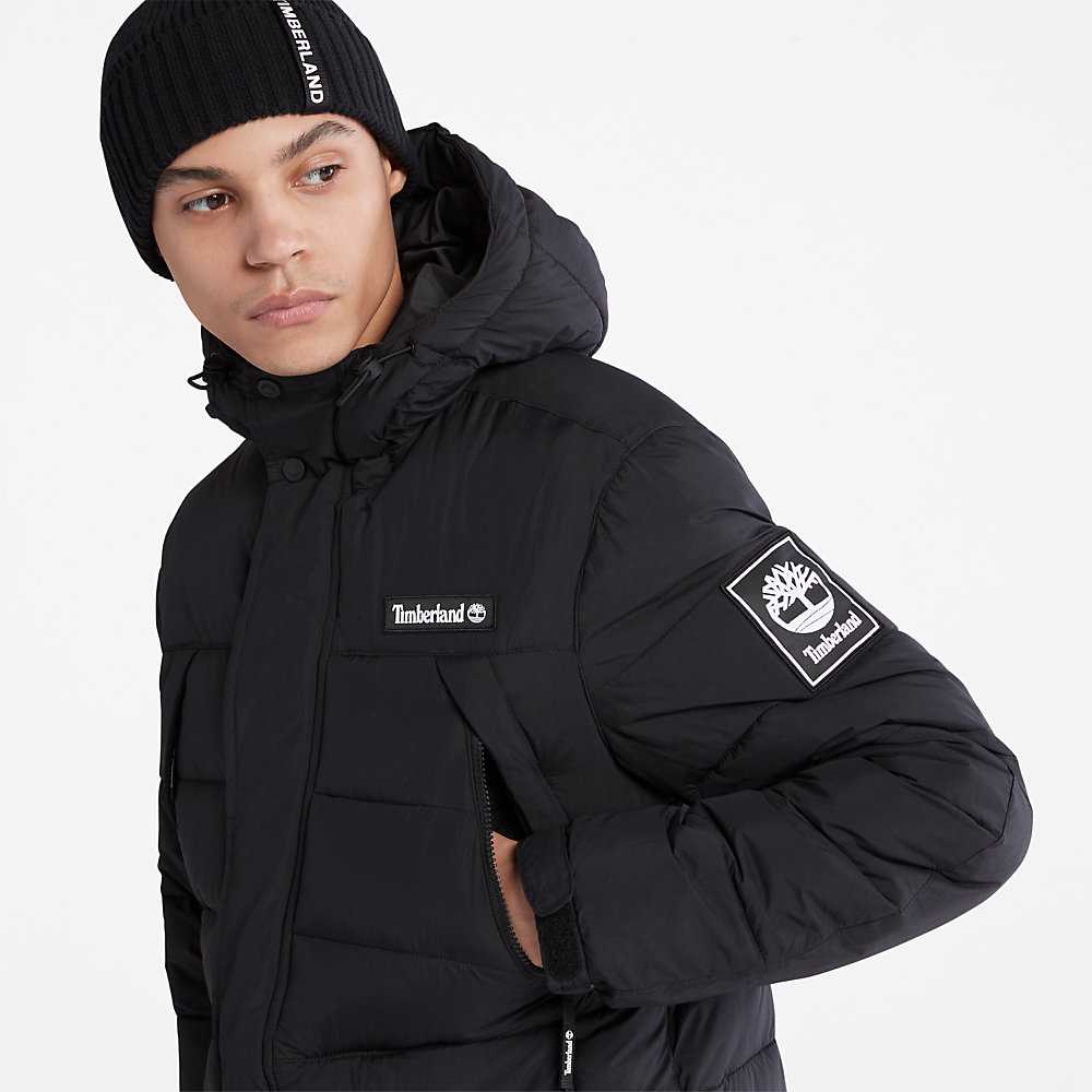 Black Men's Timberland Outdoor Archive Down Jackets | Israel-4013625