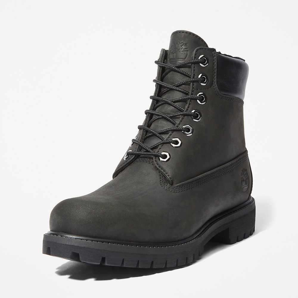 Black Men's Timberland Premium® 6 Inch Winter Boots | Israel-3507462