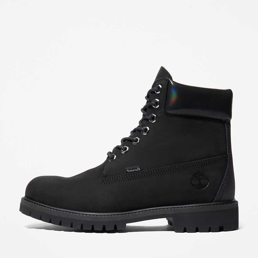 Black Men's Timberland Premium® 6 Inch Waterproof Boots | Israel-5013962