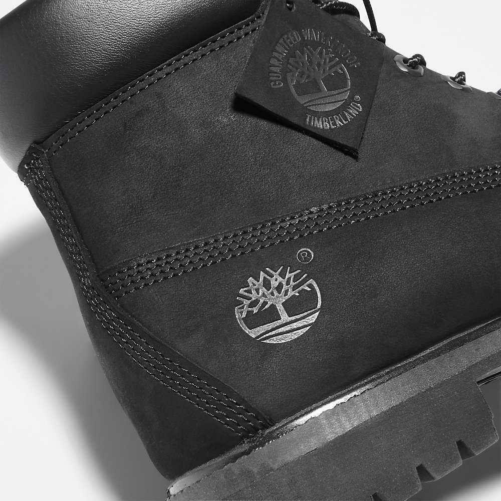 Black Men's Timberland Premium® 6 Inch Waterproof Boots | Israel-6879425