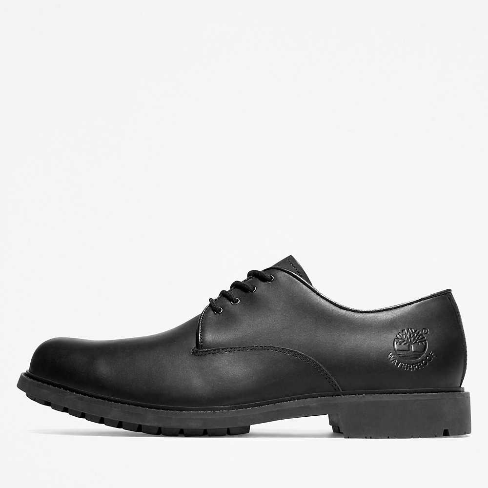 Black Men's Timberland Stormbucks Oxfords Shoes | Israel-1374028