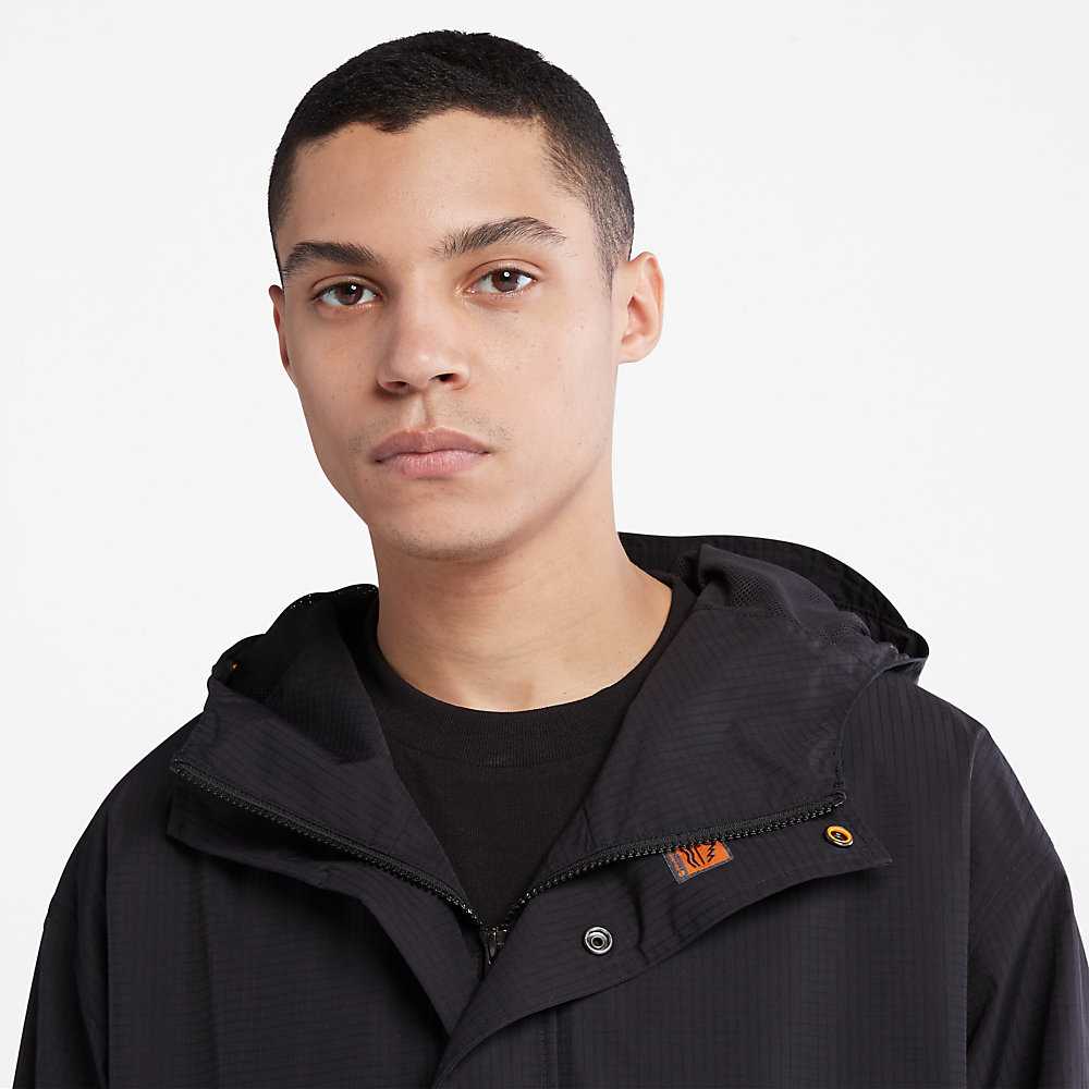 Black Men's Timberland Stow-and-Go Windbreaker | Israel-6547821