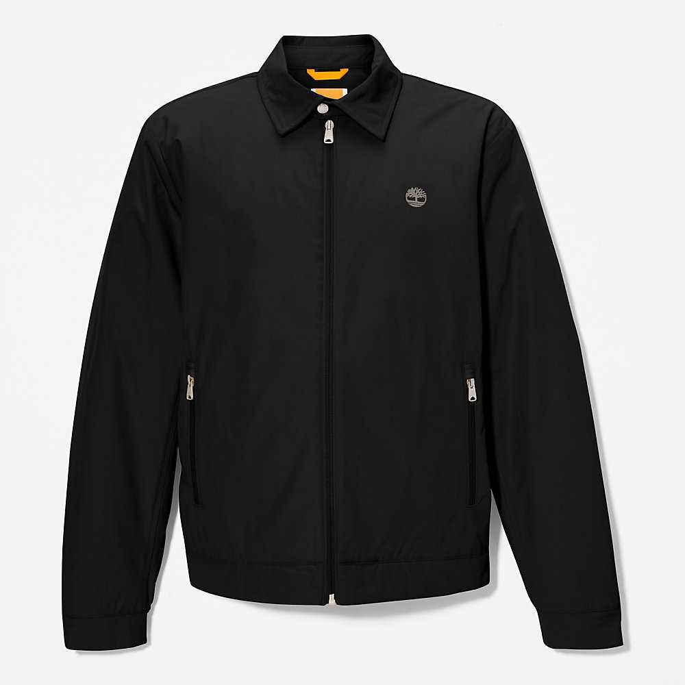 Black Men's Timberland Stratham Bomber Jacket | Israel-5467018