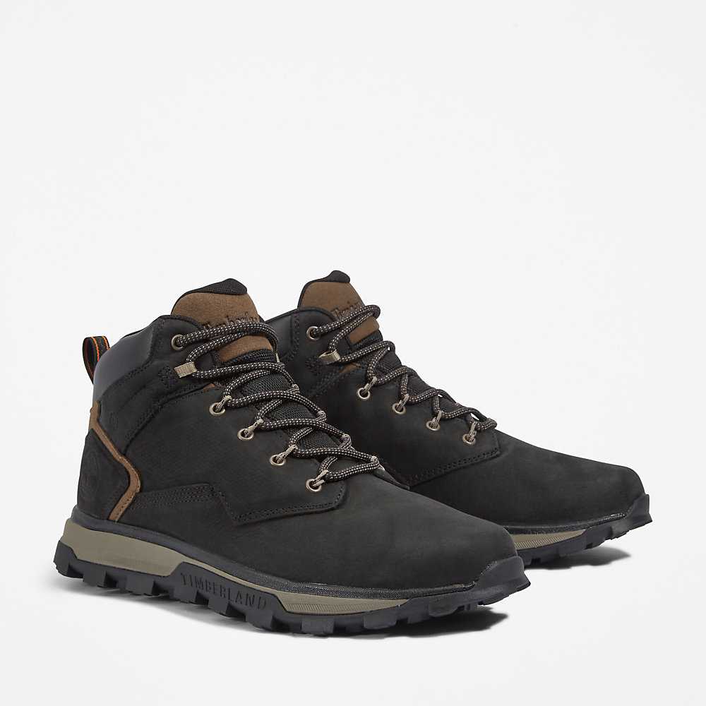 Black Men's Timberland Treeline Hiking Boots | Israel-2619780