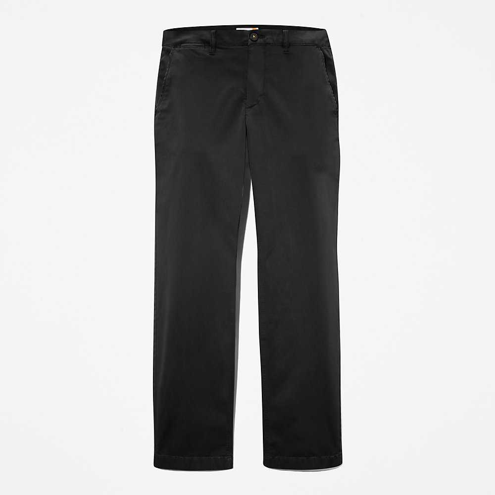 Black Men's Timberland Ultrastretch Pants | Israel-9012678