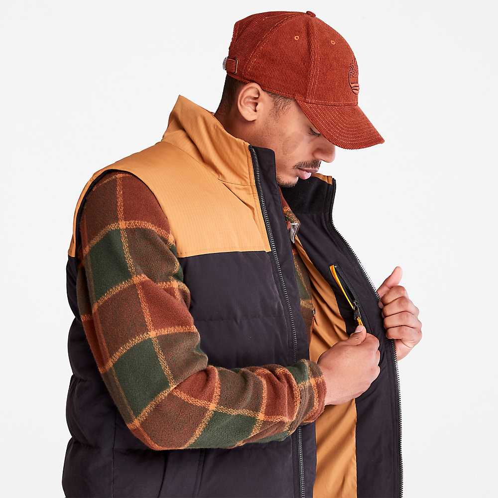 Black Men's Timberland Welch Mountain Vest | Israel-5317084