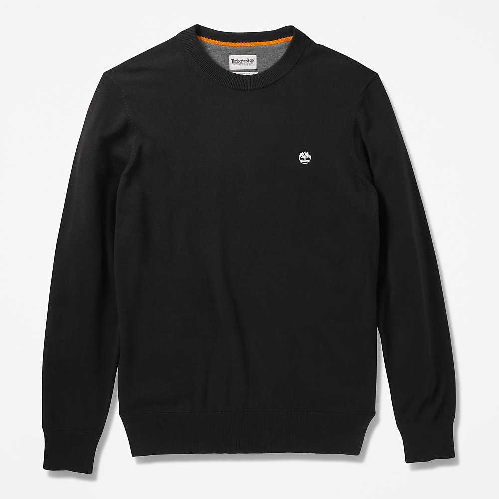 Black Men's Timberland Williams River Sweaters | Israel-1028759