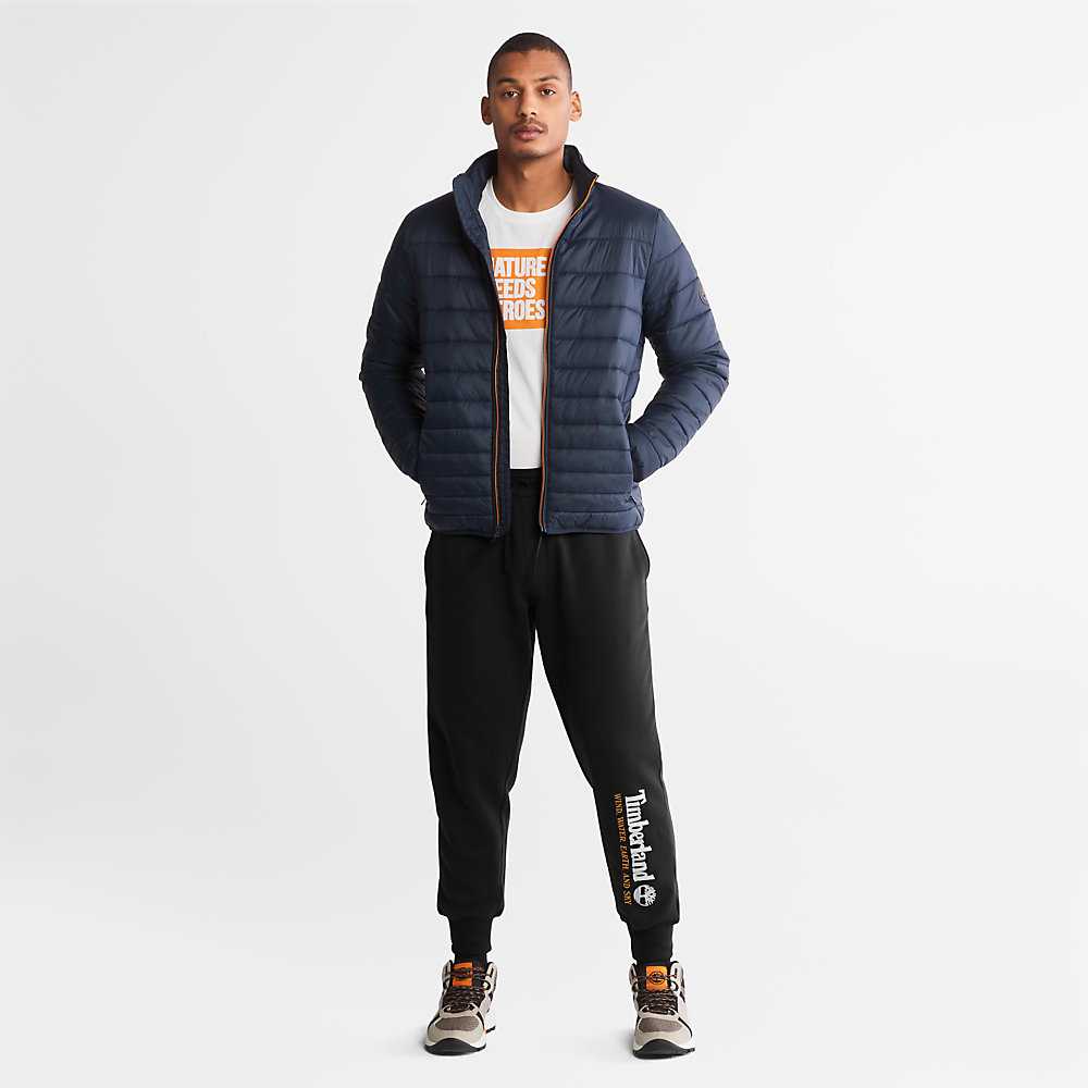 Black Men's Timberland Wind Water Earth And Sky Sweatpants | Israel-1658342