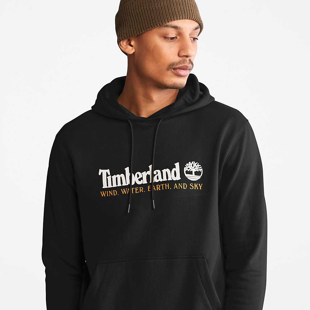 Black Men's Timberland Wind Water Earth And Sky Hoodie | Israel-8312504