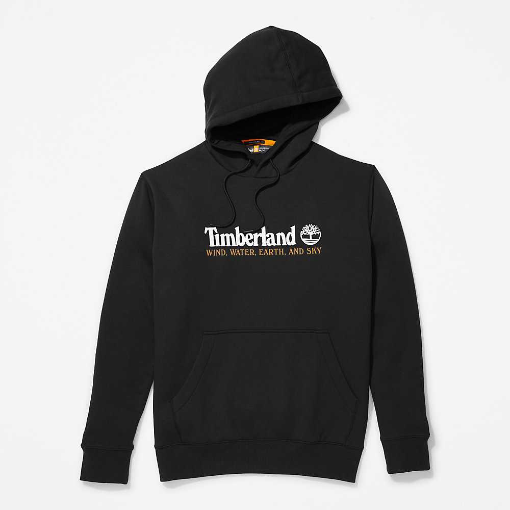 Black Men's Timberland Wind Water Earth And Sky Hoodie | Israel-8312504