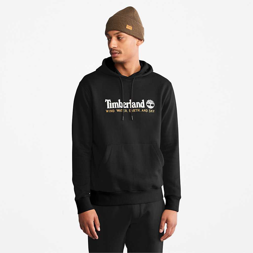 Black Men\'s Timberland Wind Water Earth And Sky Hoodie | Israel-8312504