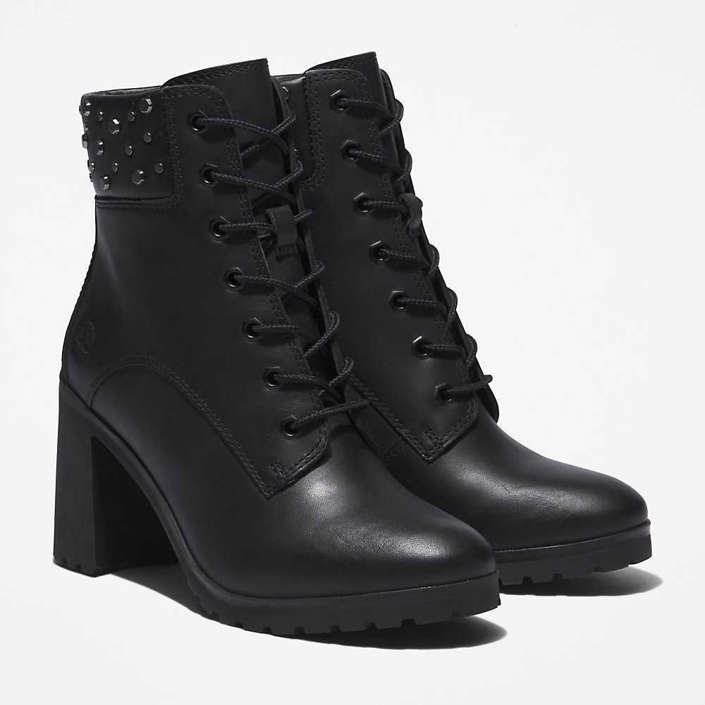 Black Women's Timberland Allington 6 Inch Heeled Boots | Israel-1409785