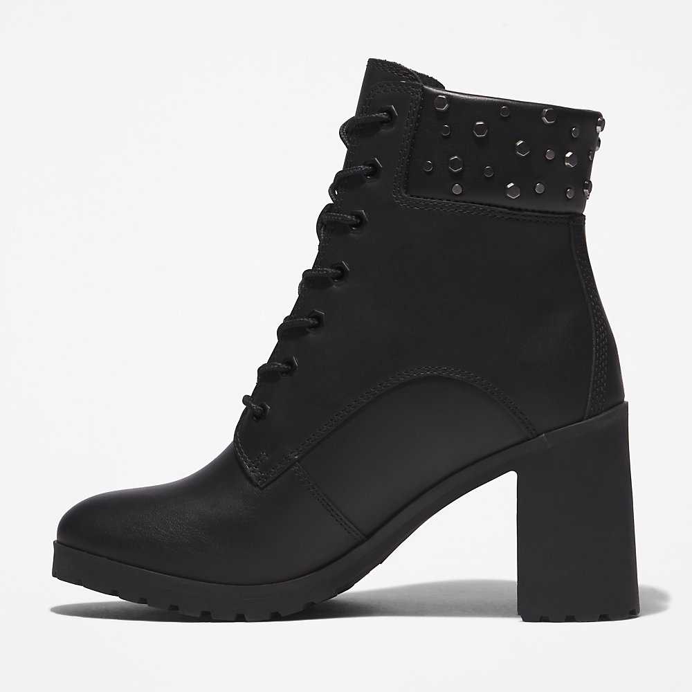 Black Women's Timberland Allington 6 Inch Heeled Boots | Israel-1409785