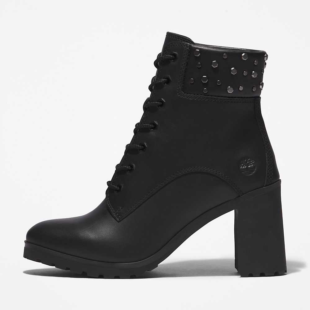 Black Women's Timberland Allington 6 Inch Heeled Boots | Israel-1409785