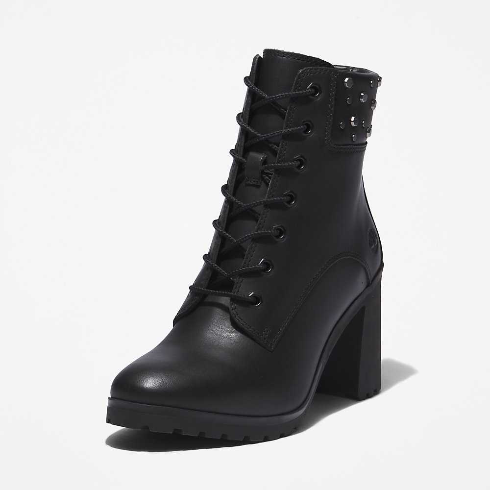 Black Women's Timberland Allington 6 Inch Heeled Boots | Israel-1409785