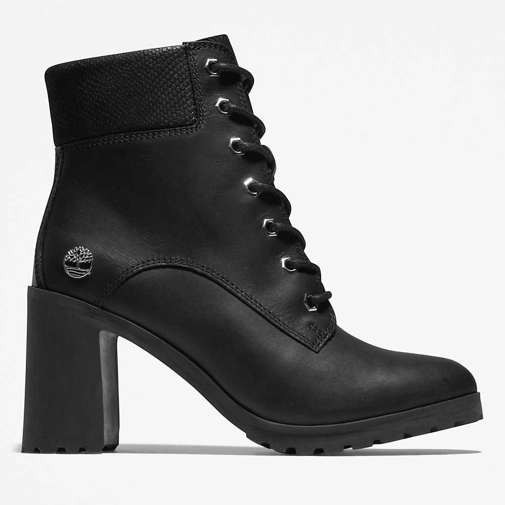 Black Women\'s Timberland Allington 6 Inch Heeled Boots | Israel-1925087