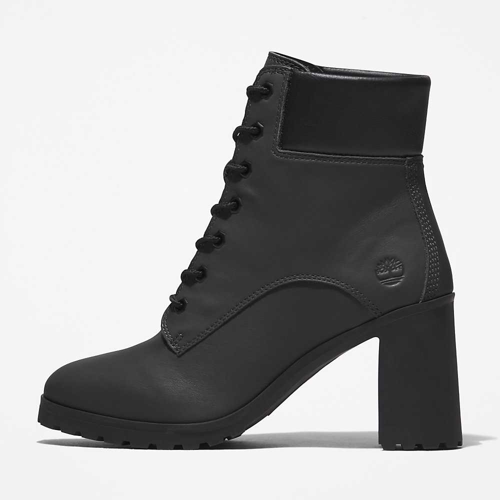 Black Women's Timberland Allington 6 Inch Heeled Boots | Israel-8791025