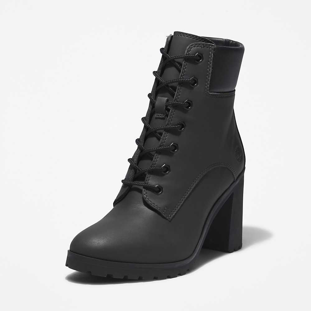 Black Women's Timberland Allington 6 Inch Heeled Boots | Israel-8791025