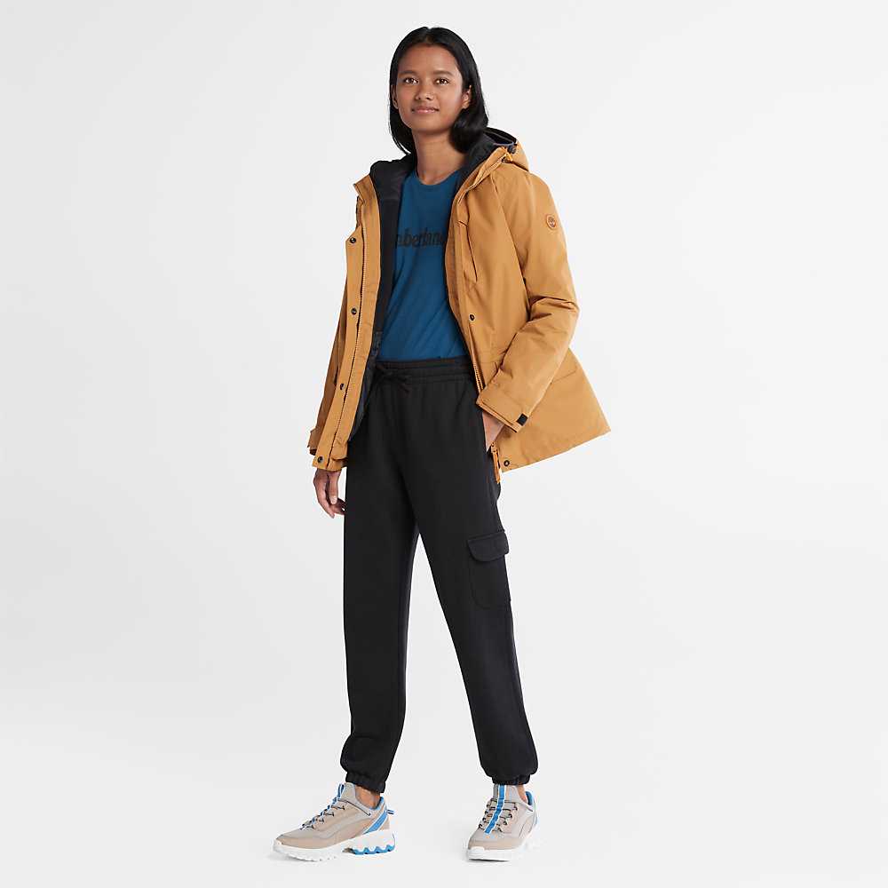 Black Women's Timberland Cargo Track Pants | Israel-1378952