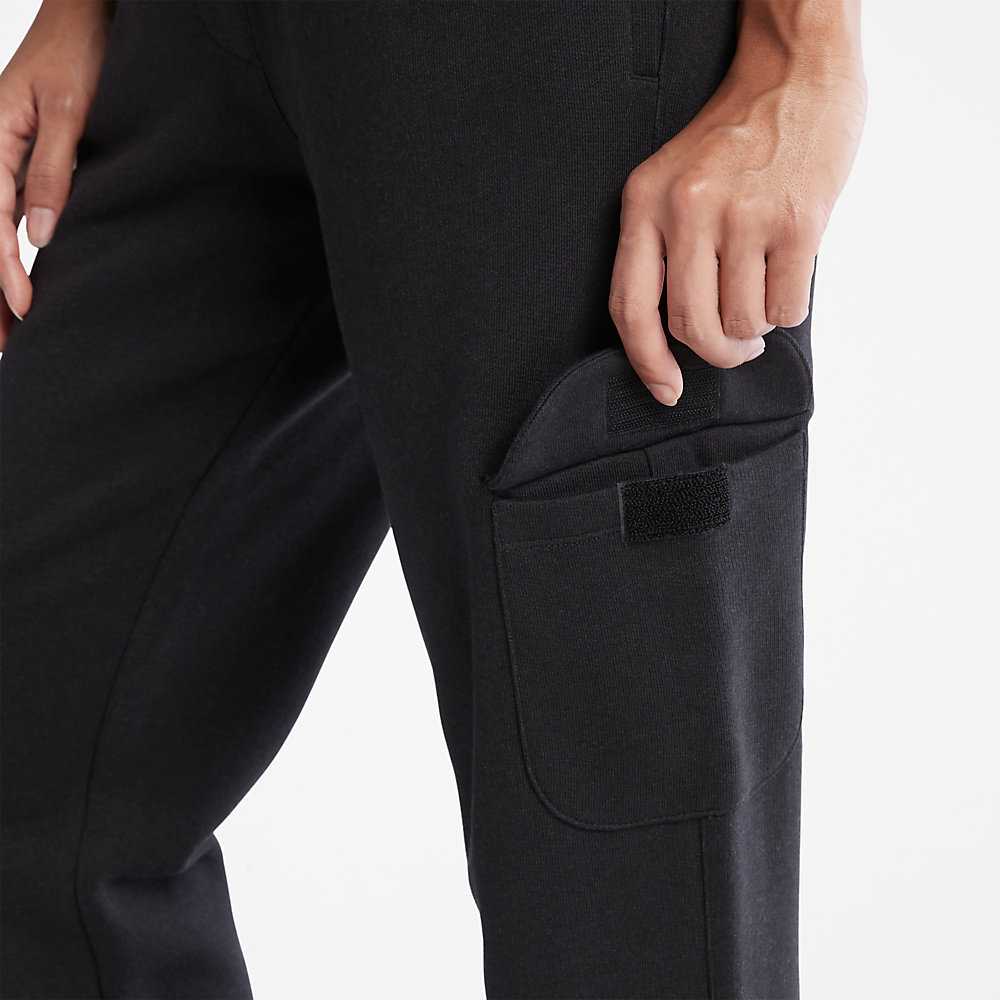 Black Women's Timberland Cargo Track Pants | Israel-1378952