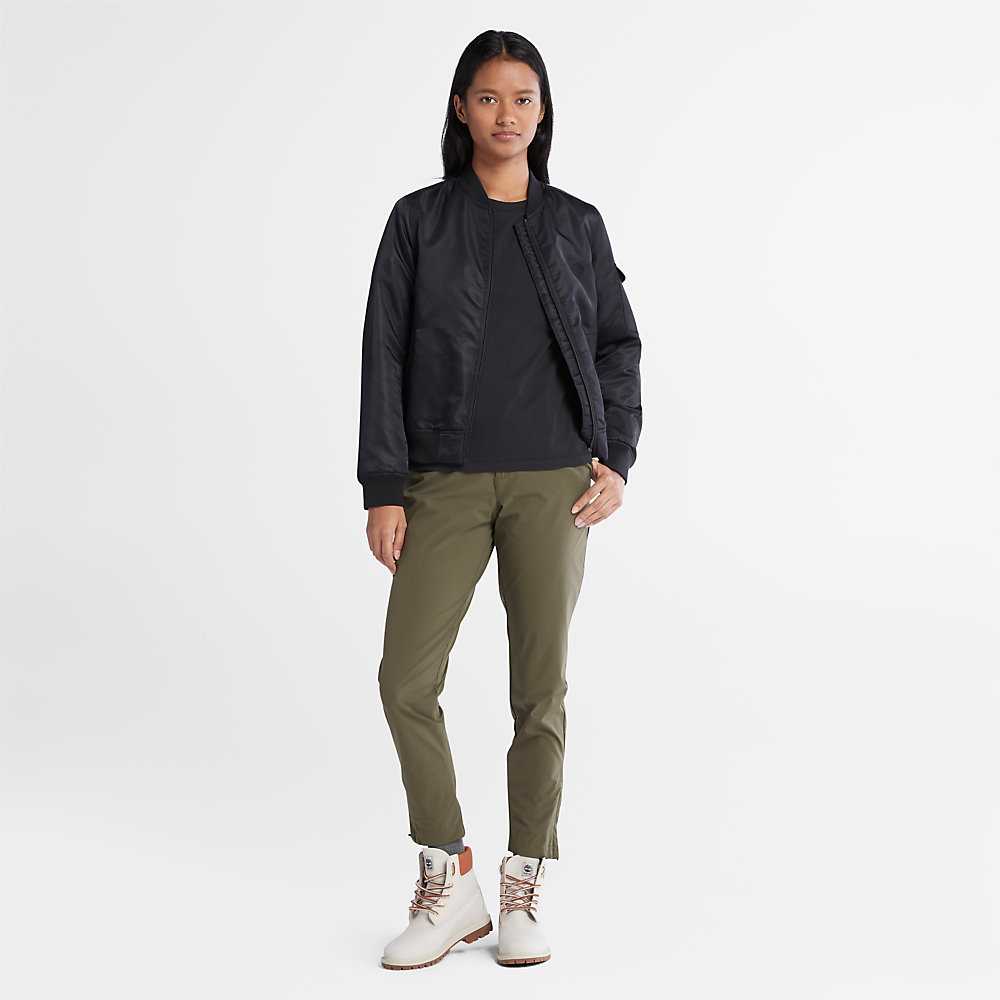 Black Women's Timberland Classic T Shirts | Israel-6879501