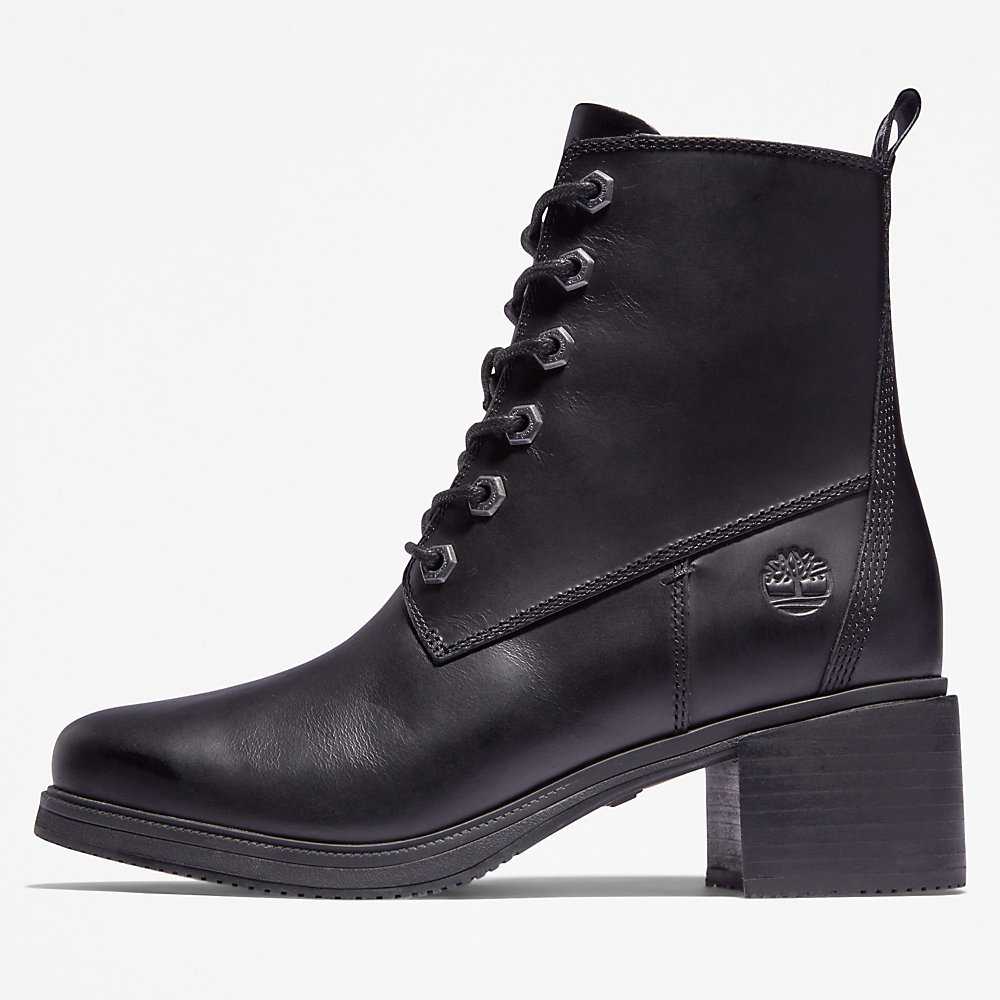 Black Women's Timberland Dalston Vibe Waterproof Boots | Israel-0456871