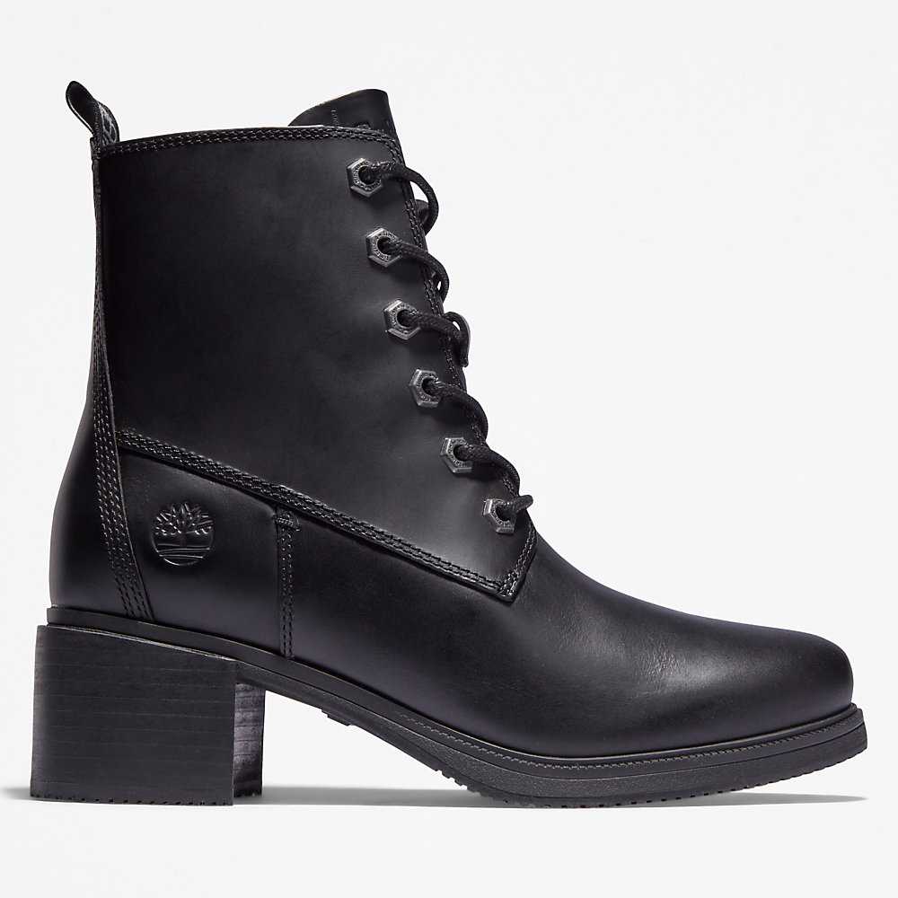 Black Women\'s Timberland Dalston Vibe Waterproof Boots | Israel-0456871