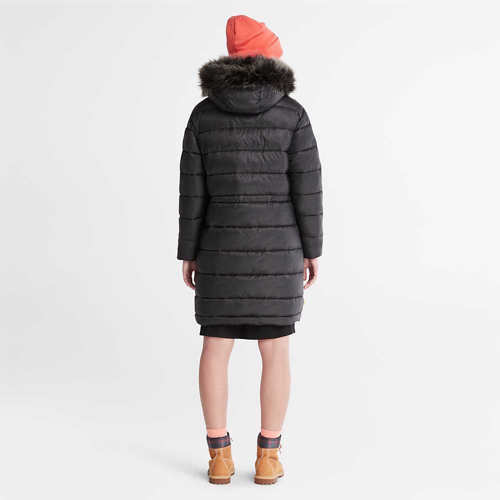 Black Women's Timberland Down-Free Parka Jackets | Israel-4731269