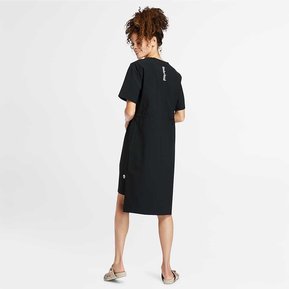 Black Women's Timberland Drawstring Dress | Israel-1587963