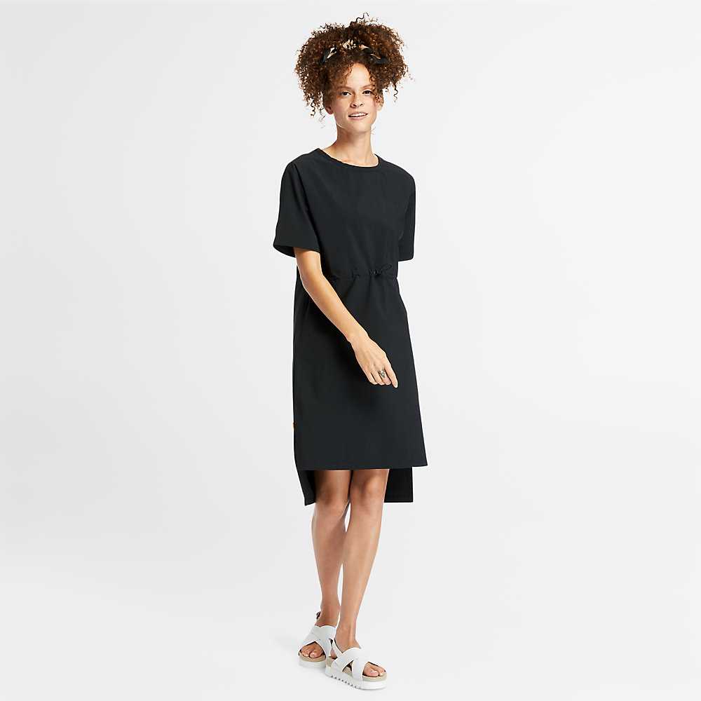 Black Women's Timberland Drawstring Dress | Israel-1587963