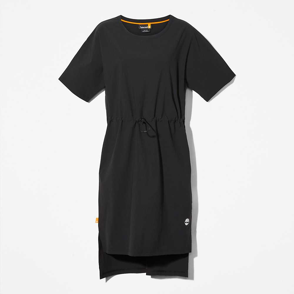 Black Women's Timberland Drawstring Dress | Israel-1587963