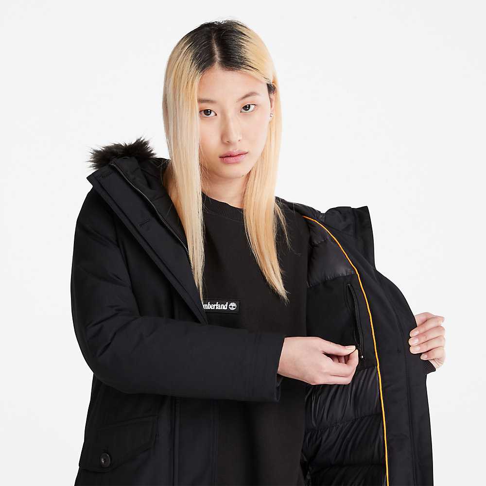 Black Women's Timberland DryVent™ Parka Jackets | Israel-8465932