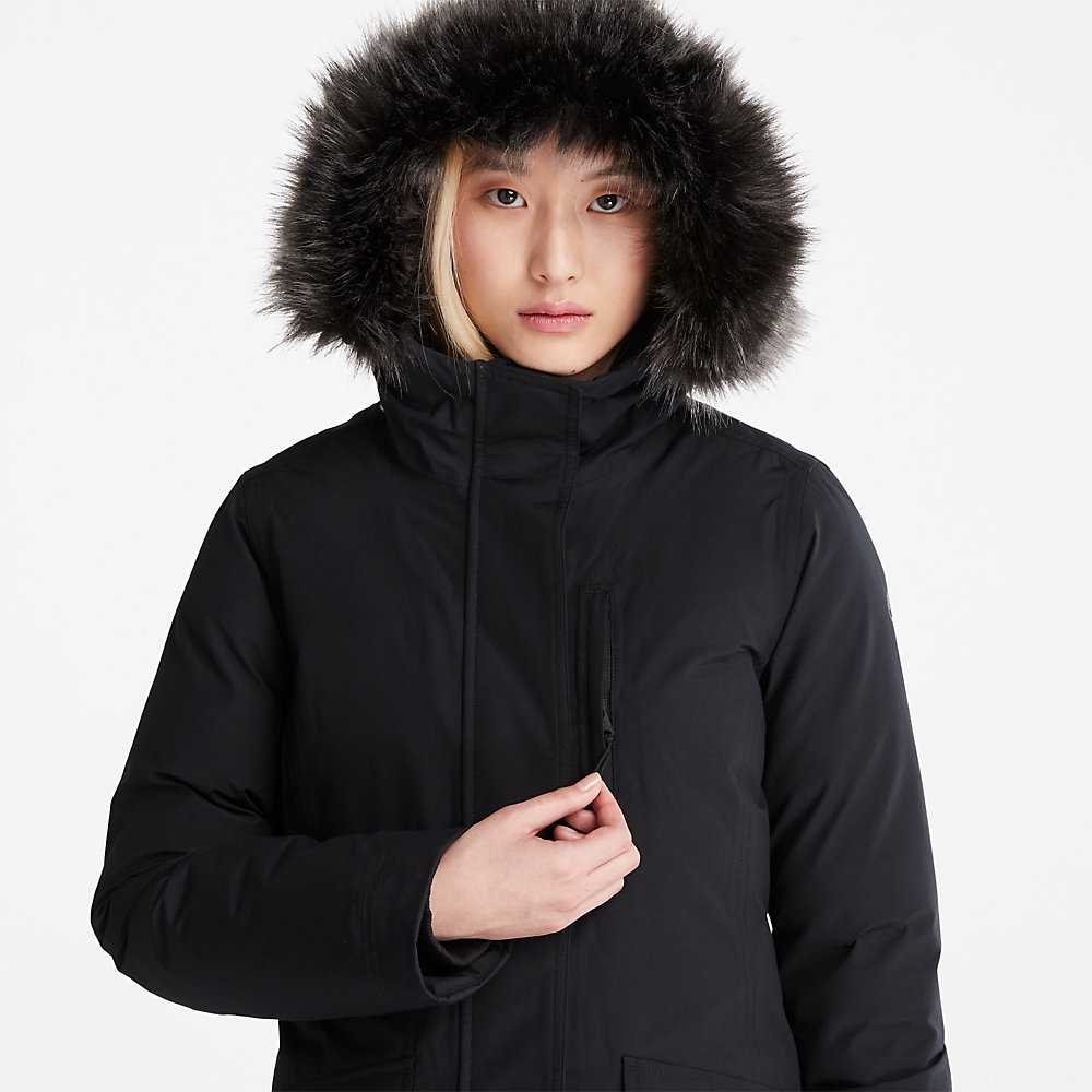 Black Women's Timberland DryVent™ Parka Jackets | Israel-8465932