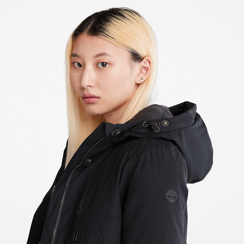 Black Women's Timberland DryVent™ Parka Jackets | Israel-8465932