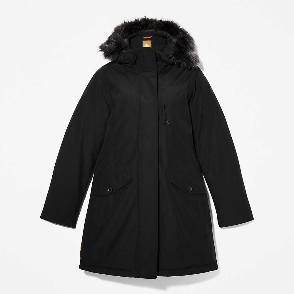 Black Women's Timberland DryVent™ Parka Jackets | Israel-8465932