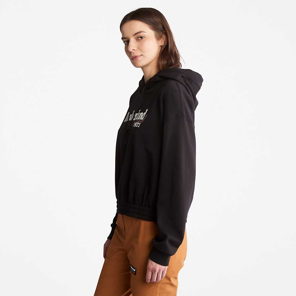 Black Women's Timberland Established 1973 Hoodie | Israel-8952314