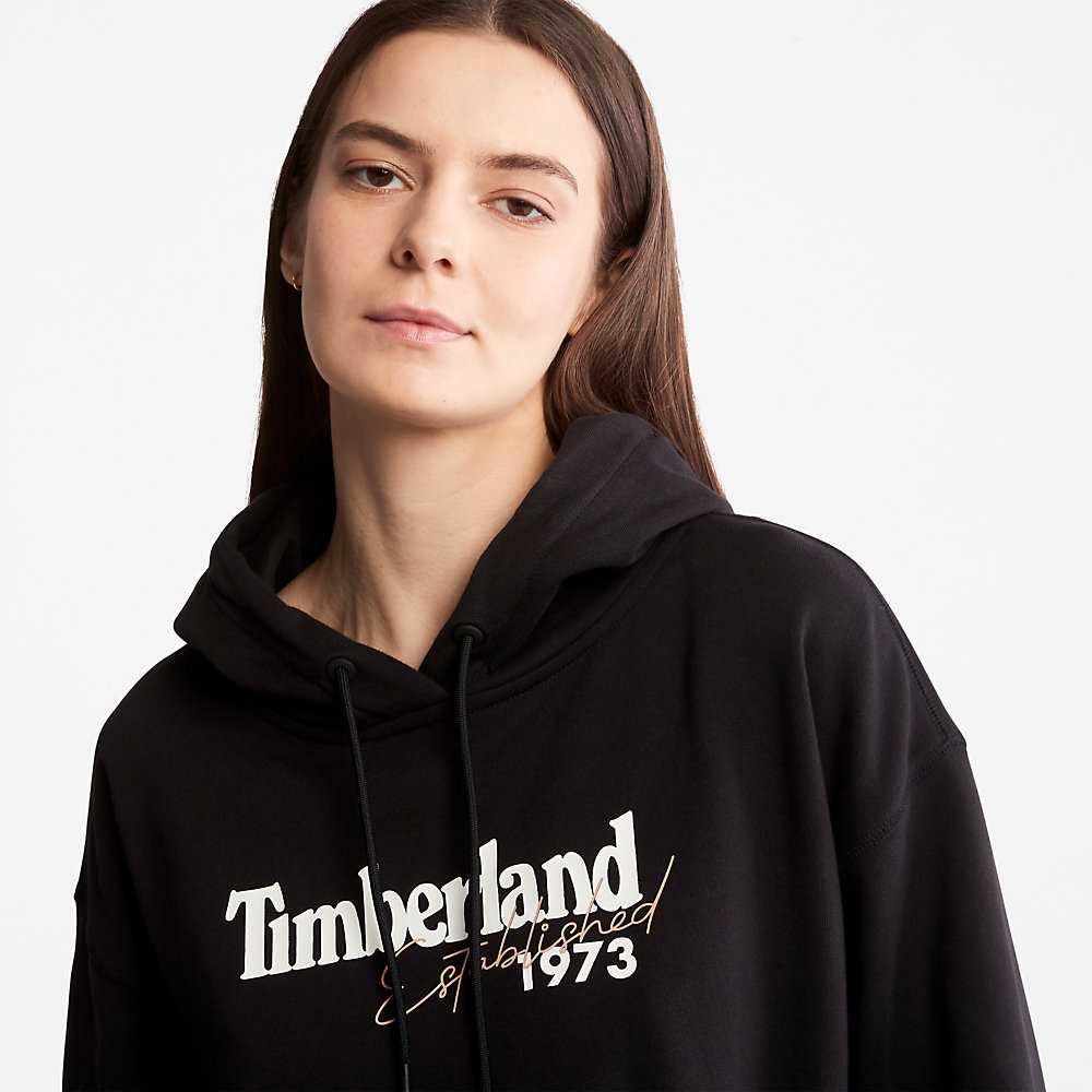 Black Women's Timberland Established 1973 Hoodie | Israel-8952314