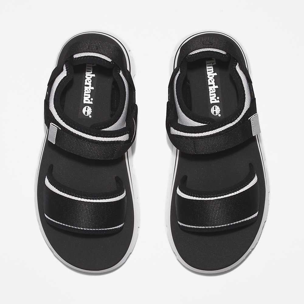 Black Women's Timberland Euro Swift Sandals | Israel-7180643