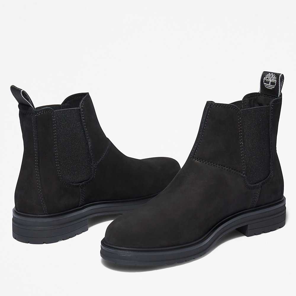 Black Women's Timberland Hannover Hill Chelsea Boots | Israel-9286517