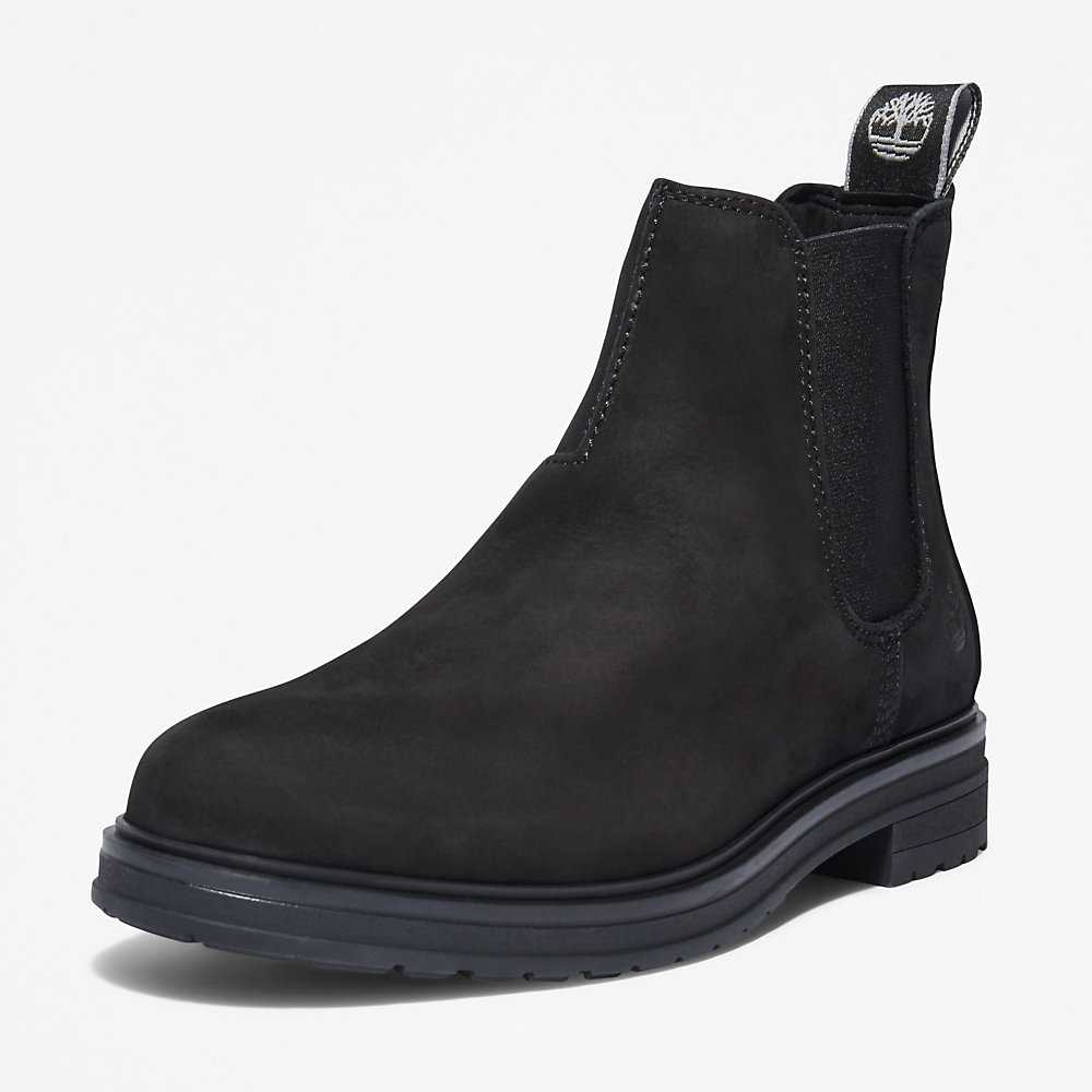 Black Women's Timberland Hannover Hill Chelsea Boots | Israel-9286517