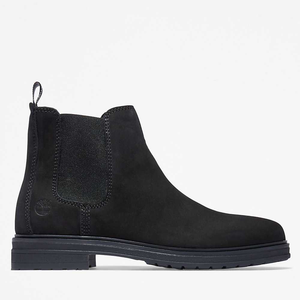 Black Women\'s Timberland Hannover Hill Chelsea Boots | Israel-9286517