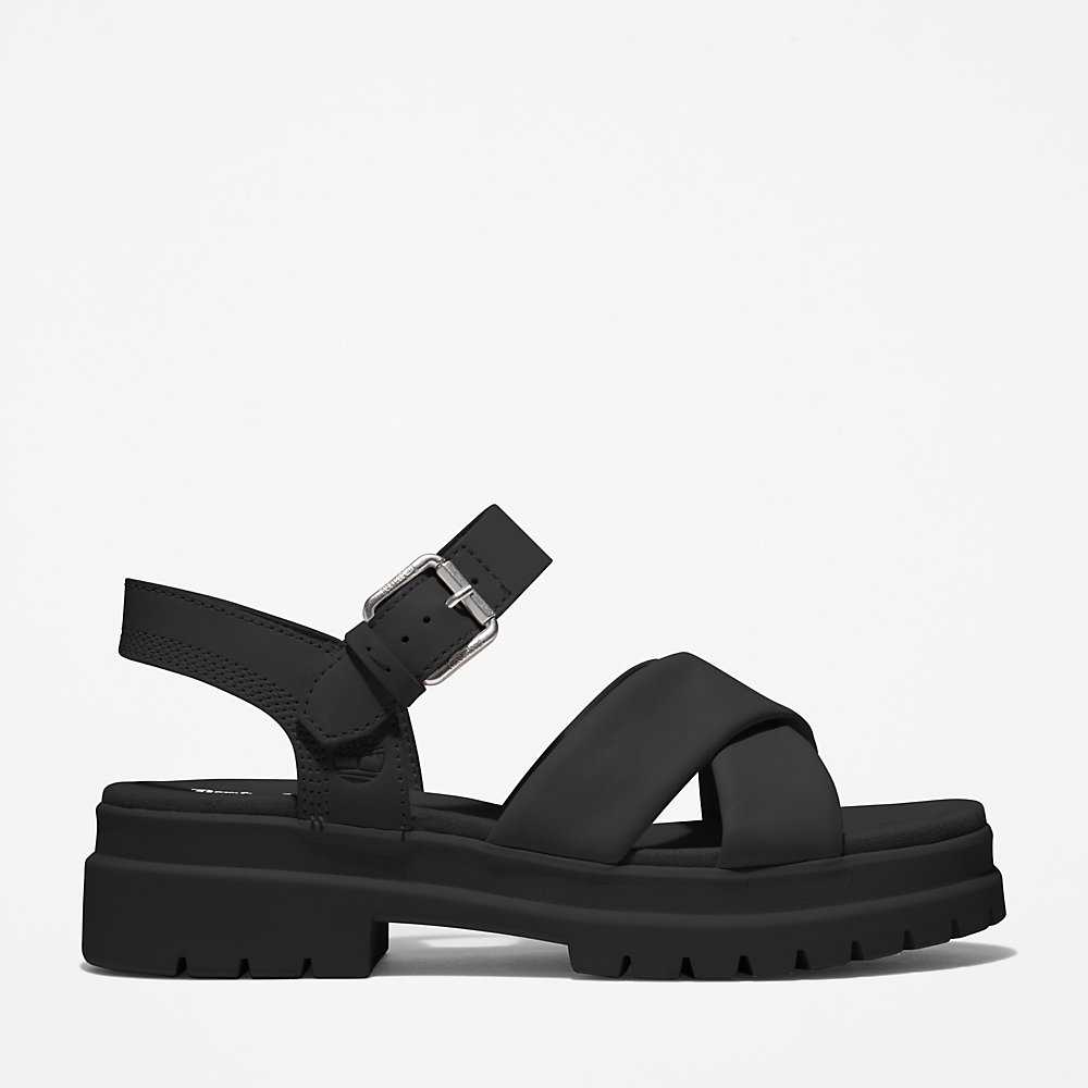 Black Women\'s Timberland London Vibe Sandals | Israel-9123854