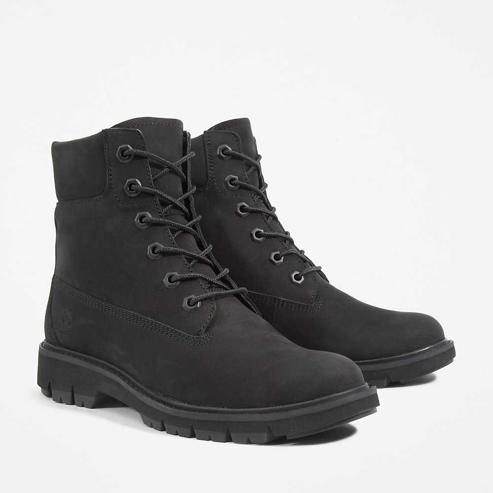 Black Women's Timberland Lucia Way Lace Up Boots | Israel-7019285