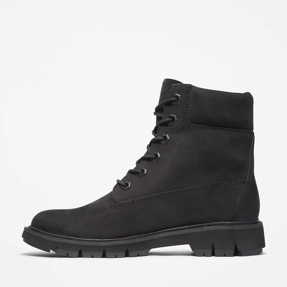 Black Women's Timberland Lucia Way Lace Up Boots | Israel-7019285