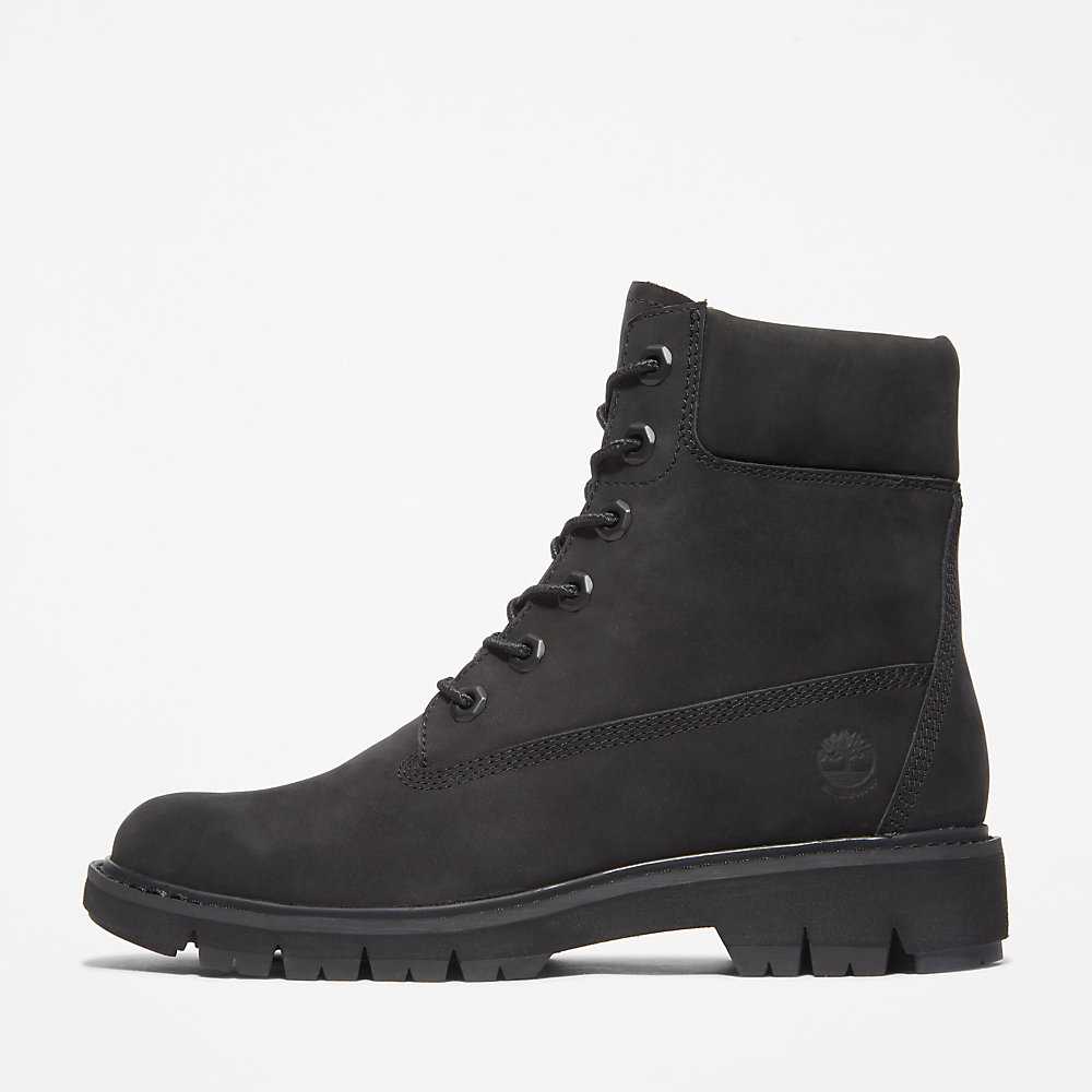 Black Women's Timberland Lucia Way Lace Up Boots | Israel-7019285