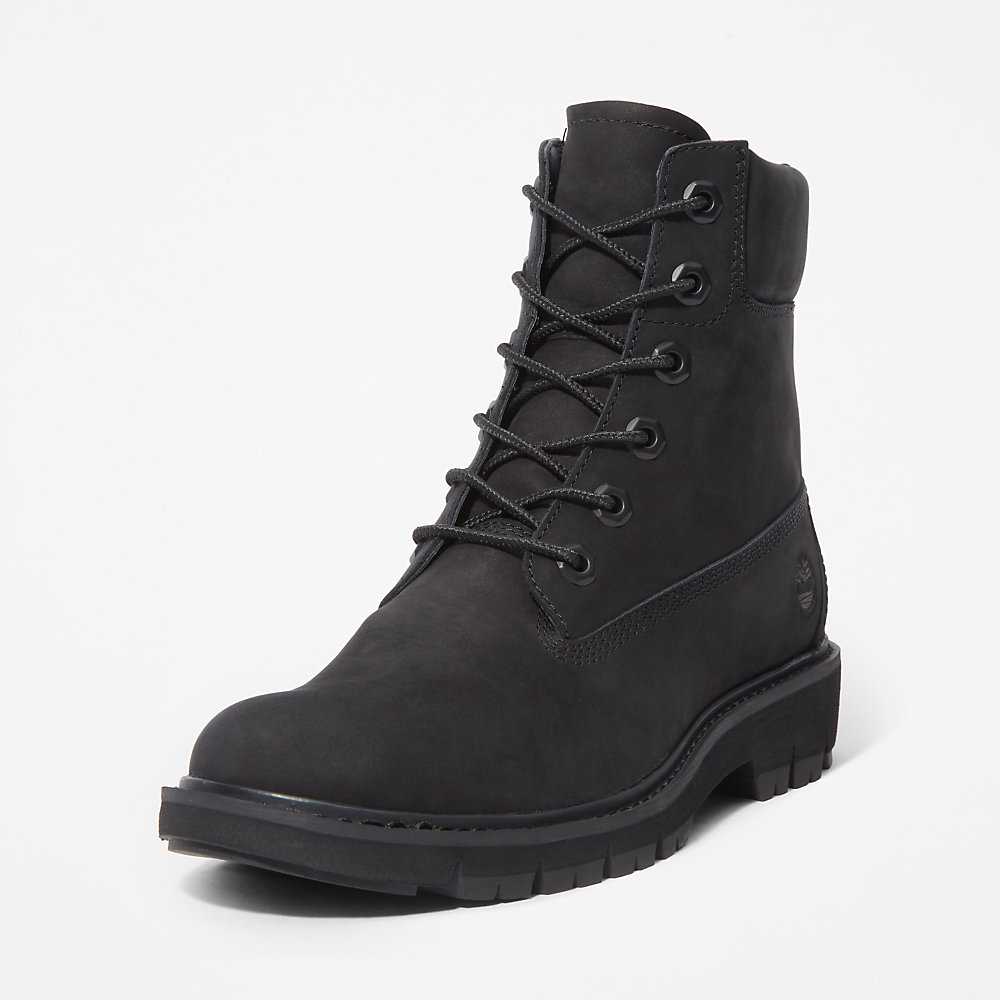 Black Women's Timberland Lucia Way Lace Up Boots | Israel-7019285