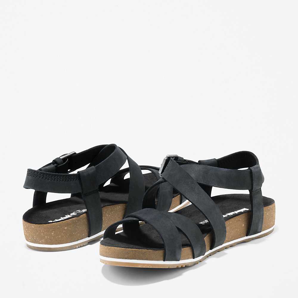 Black Women's Timberland Malibu Waves Sandals | Israel-1659748