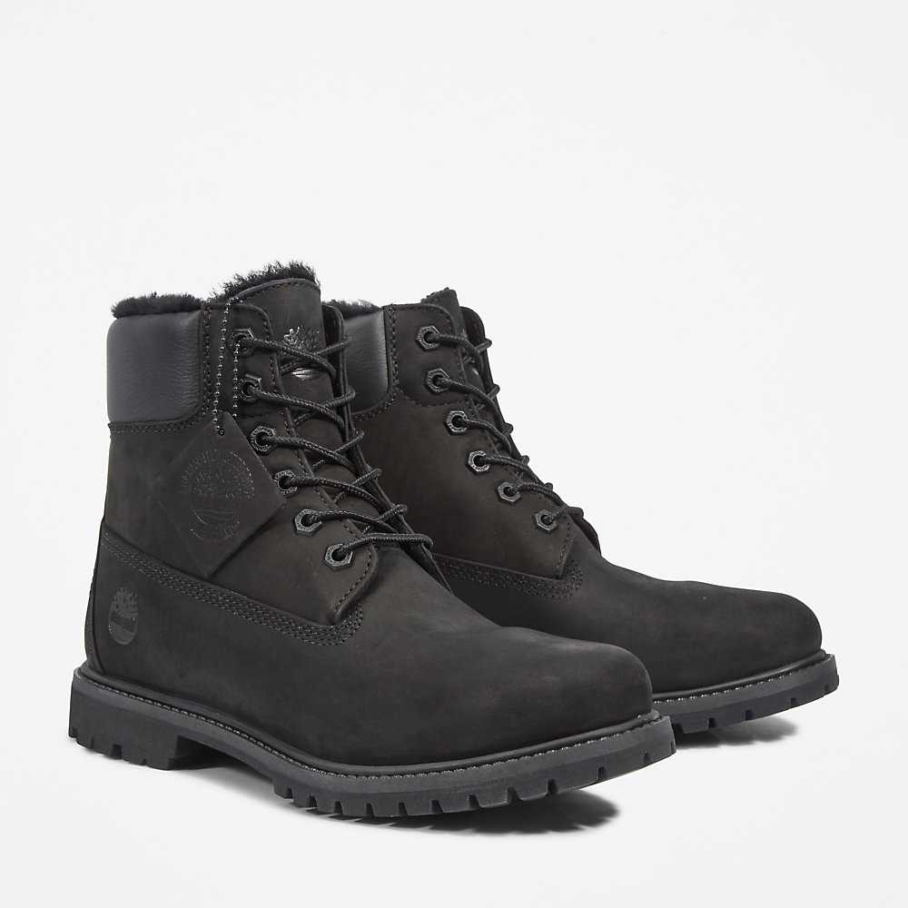 Black Women's Timberland Premium® 6 Inch Waterproof Boots | Israel-5612938