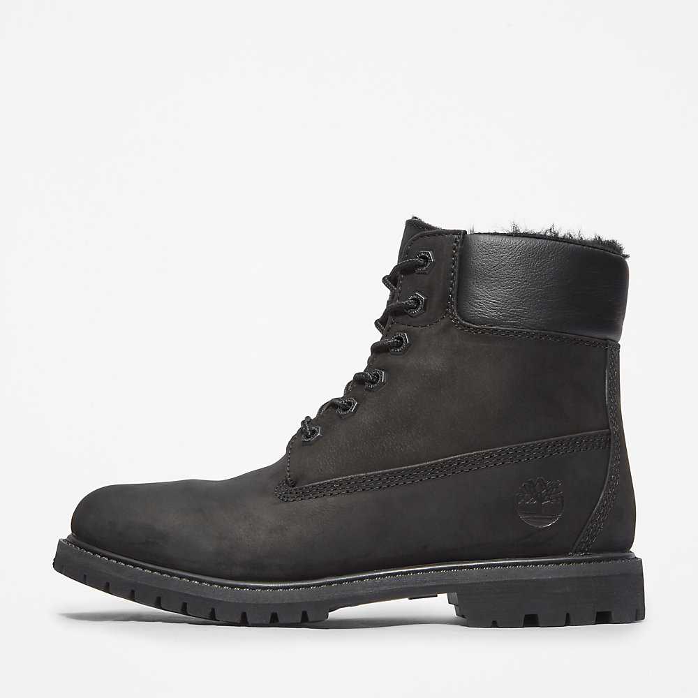 Black Women's Timberland Premium® 6 Inch Waterproof Boots | Israel-5612938