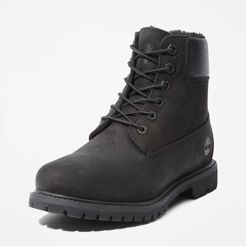 Black Women's Timberland Premium® 6 Inch Waterproof Boots | Israel-5612938